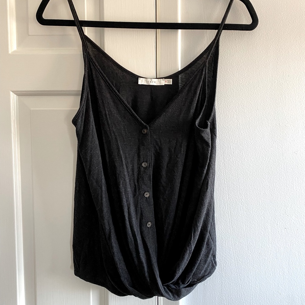 Lush Clothing Button Down Tank Top